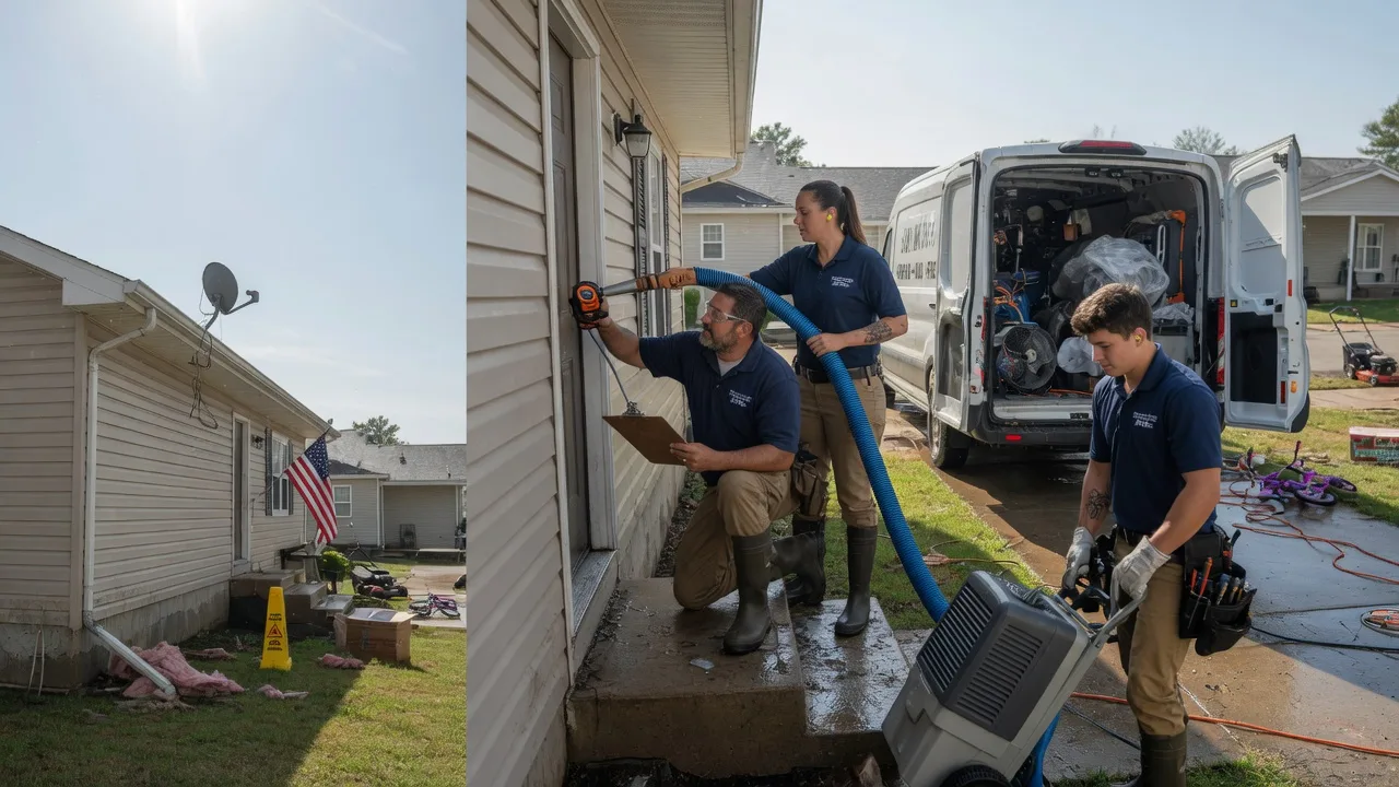 Ceiling Water Damage Restoration in Elliston, VA near me